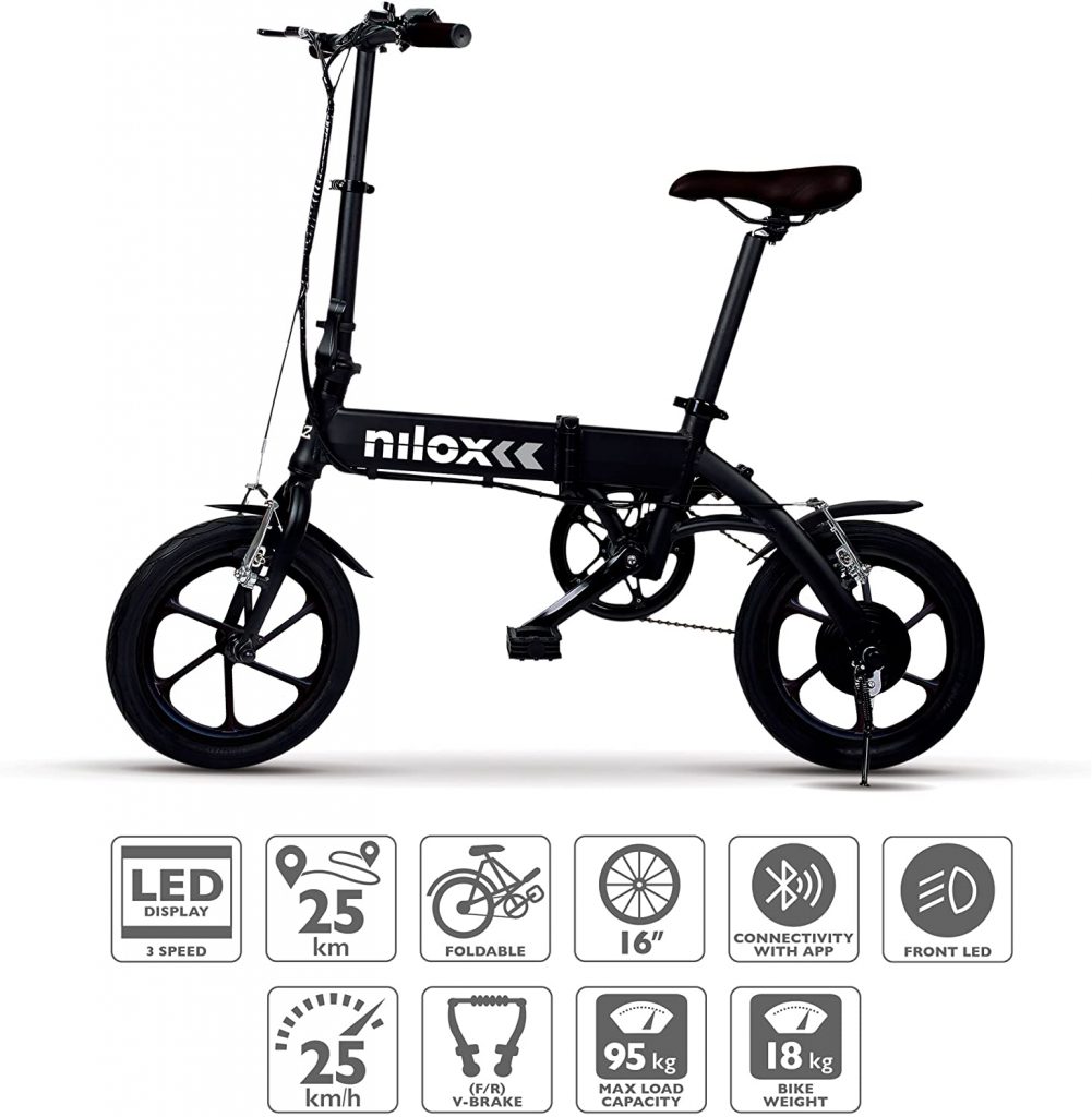 bicicleta eléctrica plegable